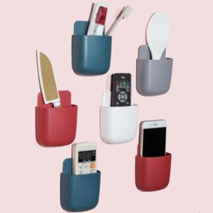 Wall Mounted Storage Box Remote Storage Organizer Case (Multicolour) Wall Mounted Storage Box Remote Storage Organizer Case (Multicolour)