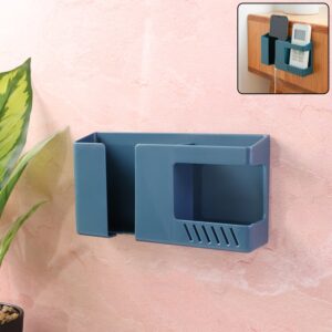 Wall Mounted Storage Holder – Mobile and Remote Control Organizer (1 Pc) Wall Mounted Storage Holder – Mobile and Remote Control Organizer (1 Pc)