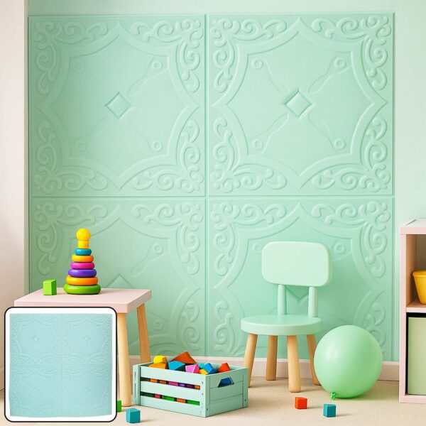 Wallpaper 3D Foam Wallpaper Sticker Panels (70 x 70 Cm / 1 Pc)