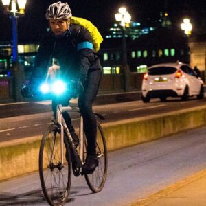 Waterproof Quick Release Bike Front Light Lamp for Cycle (Battery Not Included)