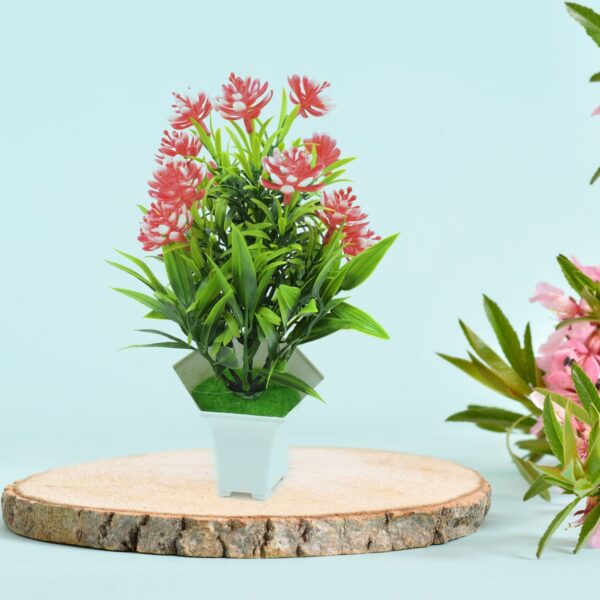 Wild Artificial Flower Plant for Home & Office Decor (1 Pc, Cute Pot) Wild Artificial Flower Plant for Home & Office Decor (1 Pc, Cute Pot)