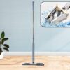 X-Shape Hands-Free Squeeze Microfiber Floor Mop for Home Cleaning
