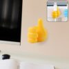 Yellow Multifunctional Multi functional Hand Shape Wall Clip Hanger Keys Cable Holder Yellow Multifunctional Multi functional Hand Shape Wall Clip Hanger Keys Cable Holder