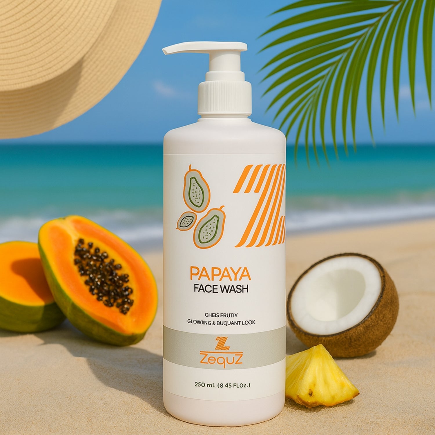 Zequz Papaya Face Wash – (1 Pc / 250 ML)