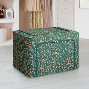 Zippered Closet Storage Box with Lid, With Window (50×40 Cm / 1 Pc) Zippered Closet Storage Box with Lid, With Window (50×40 Cm / 1 Pc)