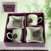 Ceramic Tea / cups / Mug Set Including Snacks (4 Pcs set) Ceramic Tea / cups / Mug Set Including Snacks (4 Pcs set)