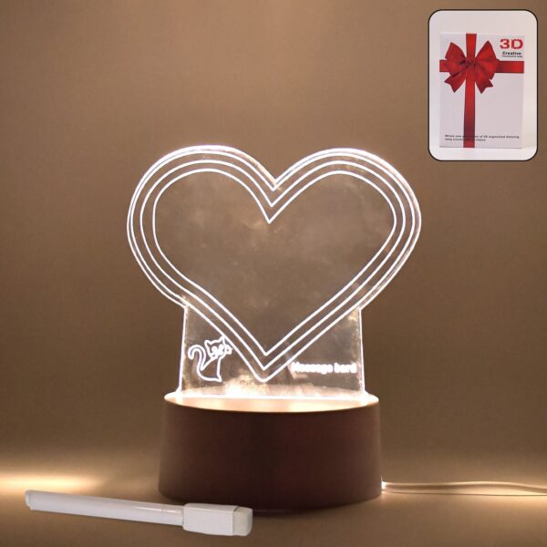 Creative Visualization Lamp 3D Acrylic Decorative Lamp With Pen Creative Visualization Lamp 3D Acrylic Decorative Lamp With Pen
