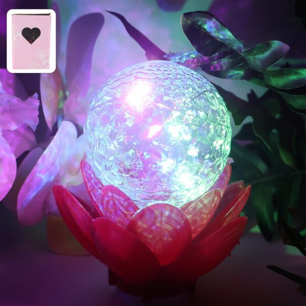 Crystal Ball Lotus LED Decorative Light (1 Pc) Crystal Ball Lotus LED Decorative Light (1 Pc)