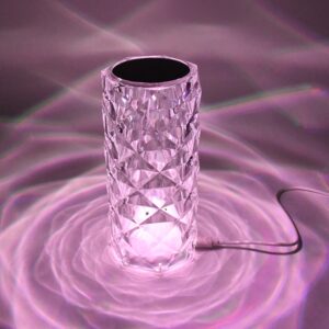 Crystal LED Touch Table Lamp with Remote Control Crystal LED Touch Table Lamp with Remote Control