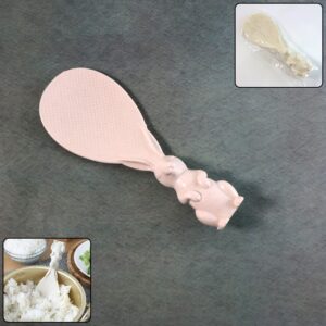 Cute Bunny Handle Non-Stick Rice Serving Spoon (1 Pc) Cute Bunny Handle Non-Stick Rice Serving Spoon (1 Pc)