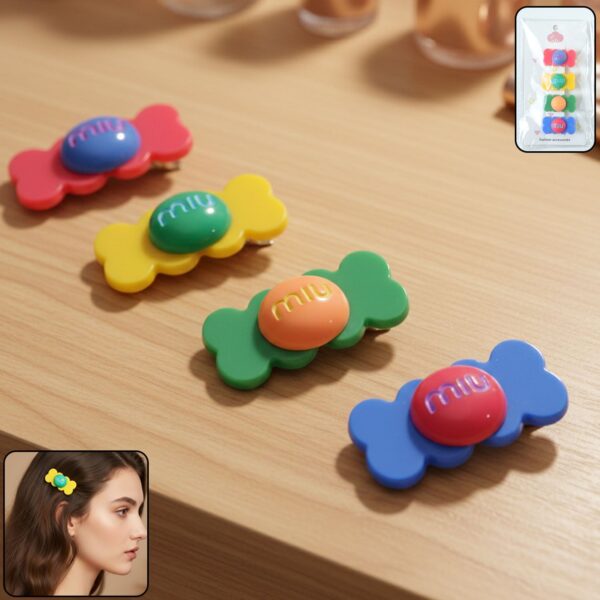 Cute Candy Shape Colorful Hair Clips Cute Candy Shape Colorful Hair Clips