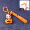 Cute Cartoon Cat & Pumpkin Theme Silicone Keychain (1 Pc) Cute Cartoon Cat & Pumpkin Theme Silicone Keychain (1 Pc)