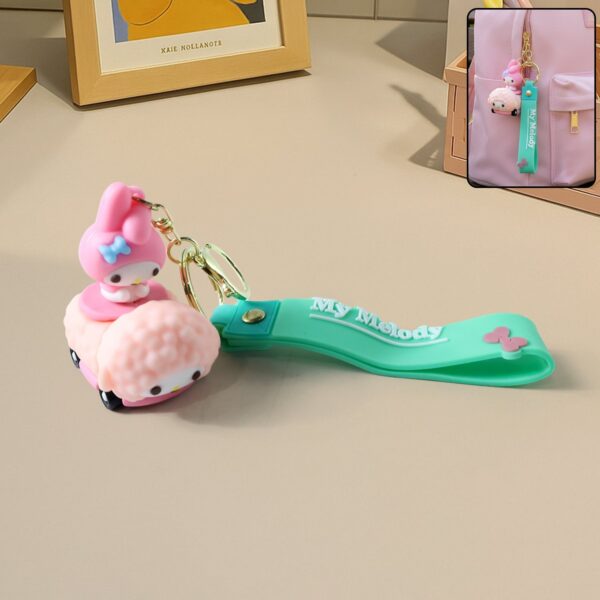 Cute Cartoon Character Silicone Keychain (1 Pc) Cute Cartoon Character Silicone Keychain (1 Pc)