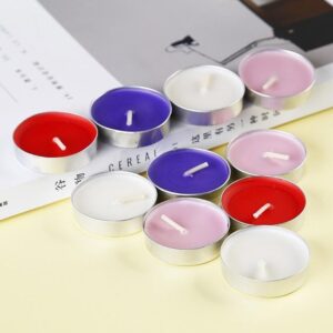 Decorative Color Candle Light for Gifts Birthday Anniversary Diwali 50 Pc Set