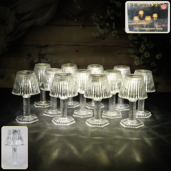 Decorative Crystal Style LED Table Lamps (12 Pc) Decorative Crystal Style LED Table Lamps (12 Pc)