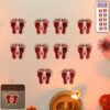 Decorative Goddess Laxmi Footprint Sticker – (Set)