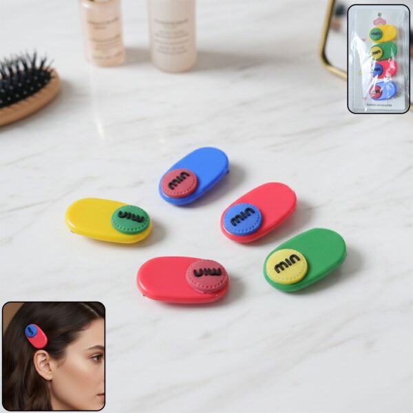 Decorative Hair Clip Set (4 Pc) Decorative Hair Clip Set (4 Pc)