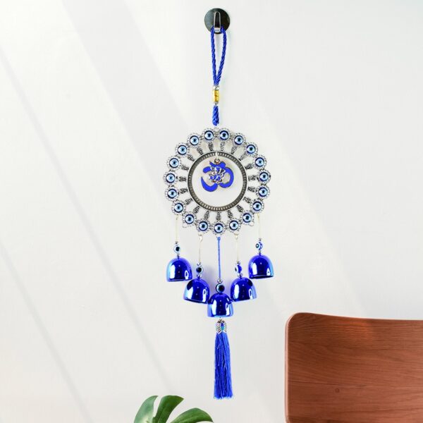 Decorative OM Evil Eye Wind Chime Wall Hanging (Mix Desin & 1 Pc) Decorative OM Evil Eye Wind Chime Wall Hanging (Mix Desin & 1 Pc)
