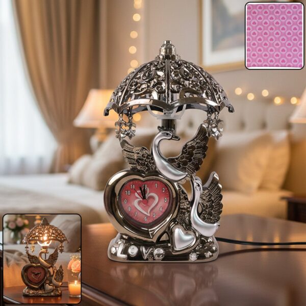 Decorative Swan Couple Table Lamp (1 Pc) Decorative Swan Couple Table Lamp (1 Pc)