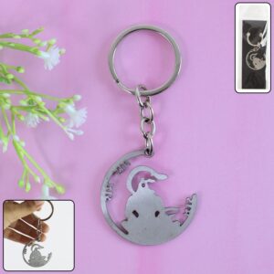 Devotional “Jai Shri Ram” Metal Keychain – (1 Pc)