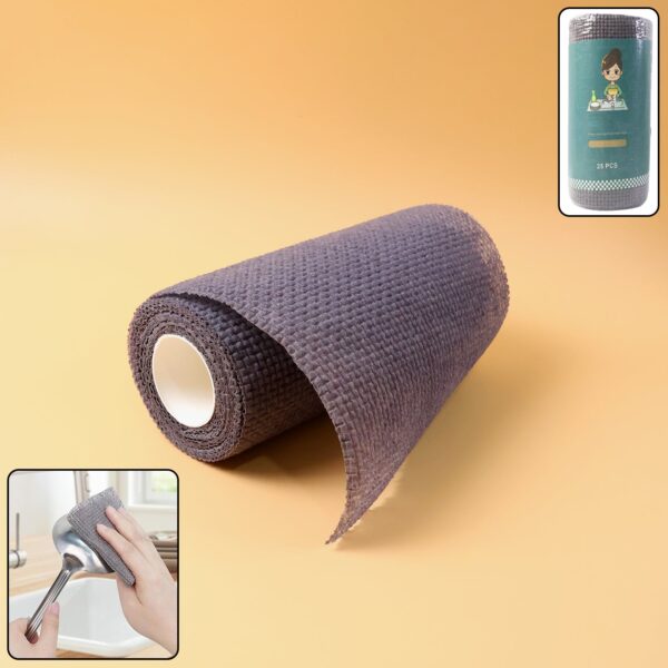 Disposable Cleaning Cloth Roll – 25 Sheets (20×20 cm) Disposable Cleaning Cloth Roll – 25 Sheets (20×20 cm)