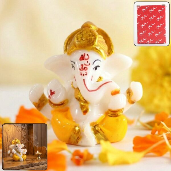 Divine Lord Ganesha Decorative Idol (1 Pc) Divine Lord Ganesha Decorative Idol (1 Pc)
