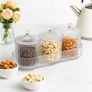 Dry Fruit & Snack Storage – (3 Pc / Set) Dry Fruit & Snack Storage – (3 Pc / Set)