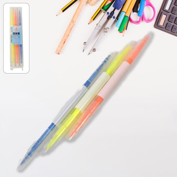Dual-Headed Highlighter 3 Colors Double head Highlighter Pen (3 Pcs Set) Dual-Headed Highlighter 3 Colors Double head Highlighter Pen (3 Pcs Set)