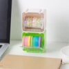 Durable Transparent Tape Storage Box – Plastic Office Organizer Durable Transparent Tape Storage Box – Plastic Office Organizer