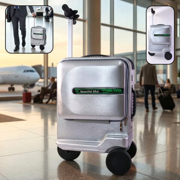 Electric Ride-On Scooter Travel Bag with Foldable Trolley (1 Pc) Electric Ride-On Scooter Travel Bag with Foldable Trolley (1 Pc)