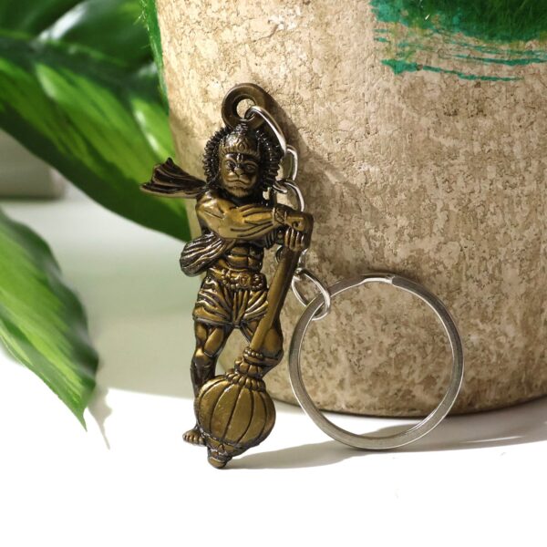 Elegant Lord Hanuman Metal Keychain (1 Pc) Elegant Lord Hanuman Metal Keychain (1 Pc)