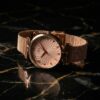 Elegant Rose Gold Finish Analog Wrist Watch (1 Pc) Elegant Rose Gold Finish Analog Wrist Watch (1 Pc)