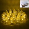 Flameless and Smokeless Decorative Candles LED Tea Light, Diwali (24 Pcs Set)