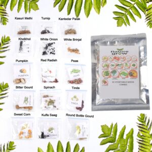 15 Varieties of Vegetable Seeds Combo (1 Pkt. / 15 Varieties) 15 Varieties of Vegetable Seeds Combo (1 Pkt. / 15 Varieties)