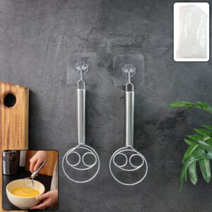 2-Piece Stainless Steel Spiral Hand Whisk – (2 Pc / Set)