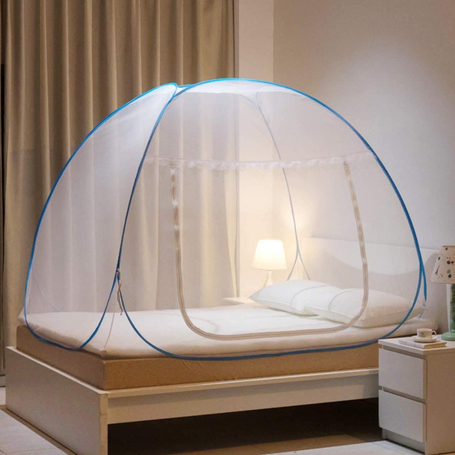 Premium Polyester Foldable Mosquito Net Tent (100 Cm Long / 1 Pc) Premium Polyester Foldable Mosquito Net Tent (100 Cm Long / 1 Pc)
