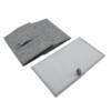 Foldable cotton linen storage bin for closet