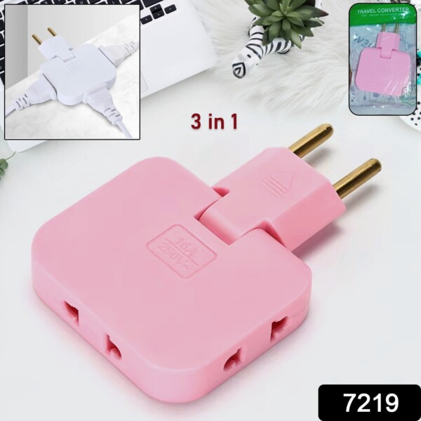 Wireless 3in1 Foldable Wall Plug Socket