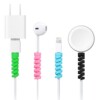 Spiral cable protector for charger cables, pack of 4