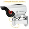 Fake CCTV camera with IR feature for outdoor use, adds a layer of security.