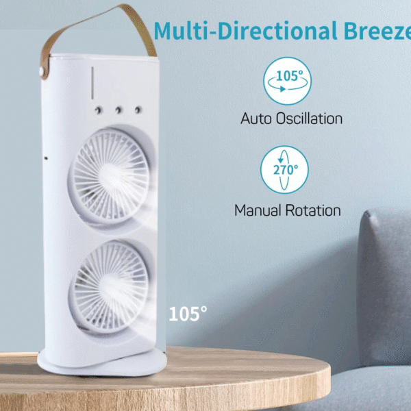 double-ended mist spray fan