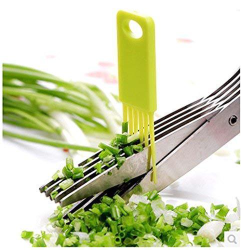 Stainless Steel 5-Blade Herb Scissors Stainless Steel 5-Blade Herb Scissors