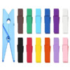 Pack of 500 large wooden cloth clips for multipurpose use
