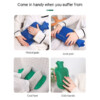 Hot water bag for pain relief, with handle