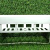 Practical wall-mounted rack for kitchen and bathroom.