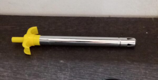 Sturdy stainless steel lighter for safe and long-lasting gas stove ignition in kitchens.