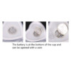 Heart Shape Blinking LED Glass Cup